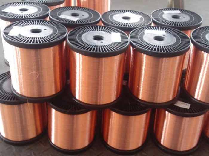 Copper clad aluminum wire is light in weight and easy to transport, install and construct