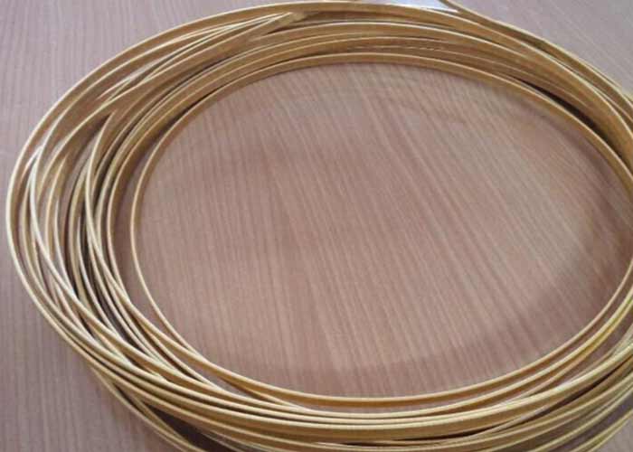 RoundRectangular Copper Wires covered with Glassfibre