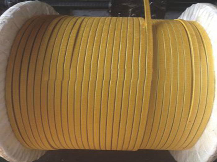 Round Rectangular Tembaga Wires ditutup dengan Filem Polyimide