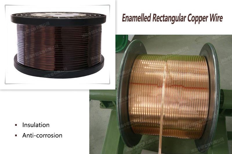 Enamelled Rectangular Copper Wire